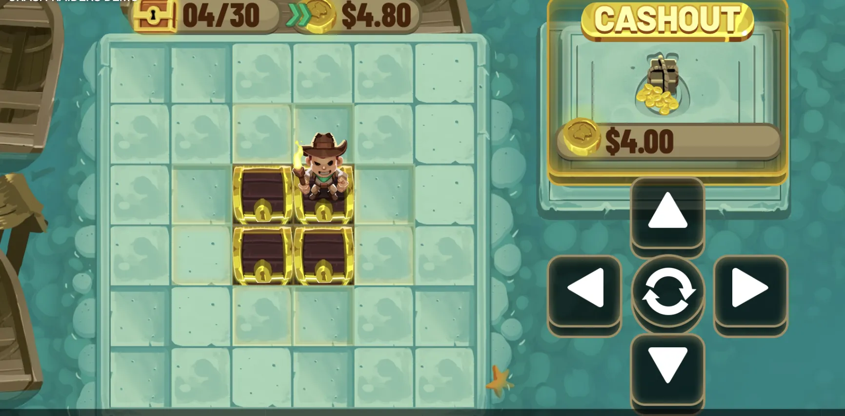 Crash Raiders scatter symbols and special trigger features